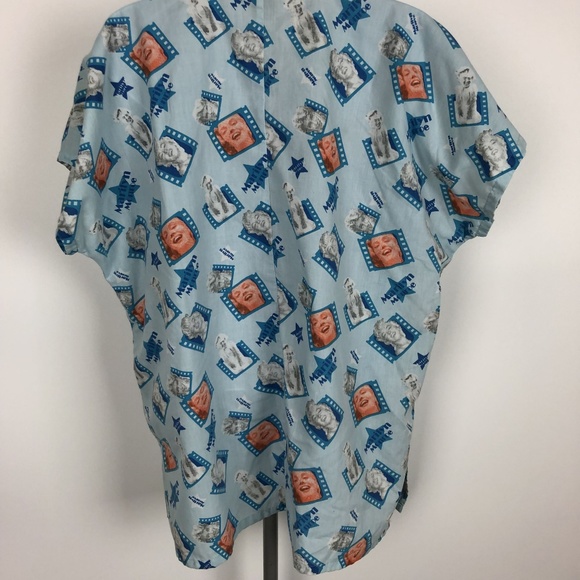 Maryland Women’s Scrub Top Size M Blue RD7 - Picture 6 of 7